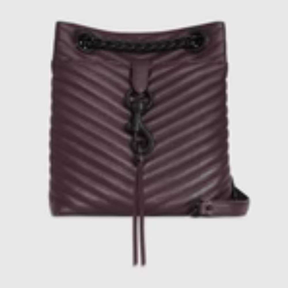 Rebecca Minkoff Deep Purple Quilted Shoulder Bag